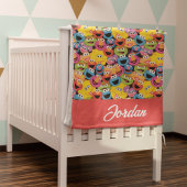 Personalisiertes Sesamstraße-Muster Fleecedecke