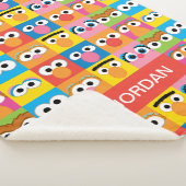 Personalisiertes Sesamstrassenmuster Sherpadecke (3/4)