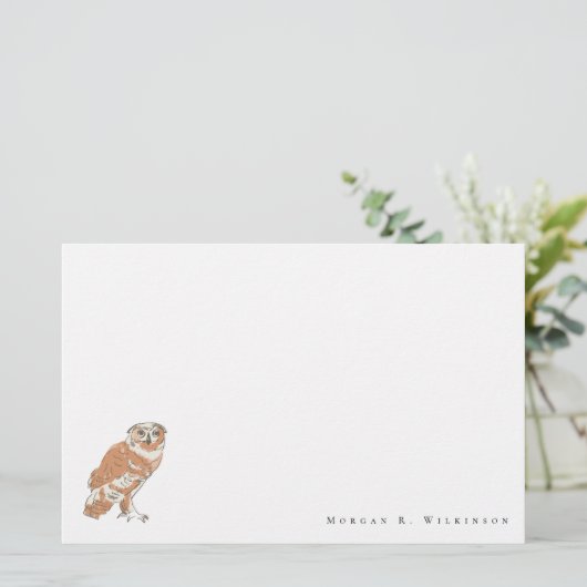 Personalisiertes Set für die Sehschärfe Briefpapier (Stehend Vorderseite)