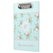 Personalisiertes Shabby Chic in der Zwischenablage Klemmbrett (Links)