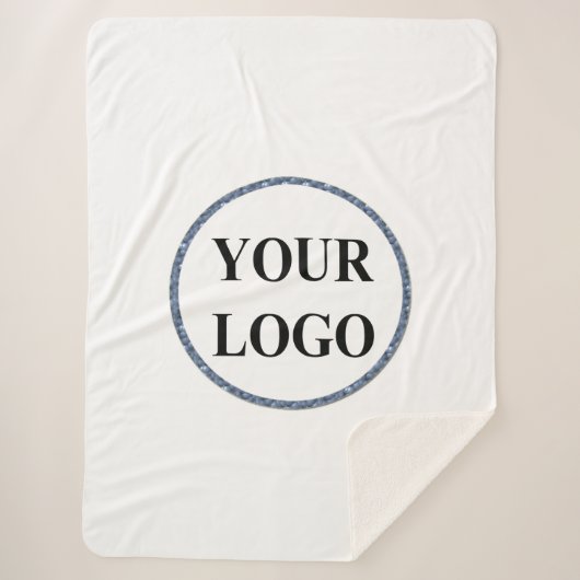 Personalisiertes Sherpa-Blanket-Logo Sherpadecke (Vorderseite)