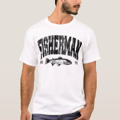 Personalisiertes Shirt der Fischer, Fanggeschenk f (Vorderseite)