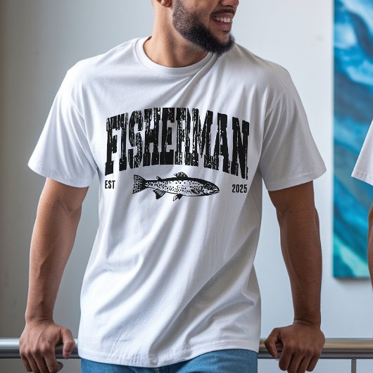 Personalisiertes Shirt der Fischer, Fanggeschenk f