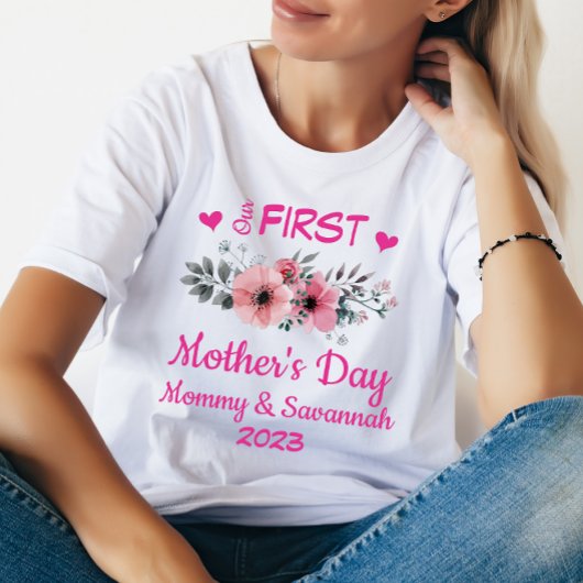 Personalisiertes Shirt unserer ersten Mutter