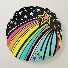 Personalisiertes Shooting Star Round Kissen