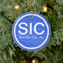 Personalisiertes SIC NJ Sea Isle City New Jersey B