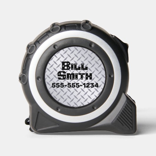 Personalisiertes Siebblechmuster Maßband (Vorderseite)