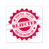 Personalisiertes Siegel der zurückgewiesenen selbs Permastempel (Design)