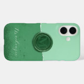 Personalisiertes Siegellack Case-Mate iPhone Case (Rückseite (Horizontal))