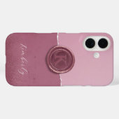 Personalisiertes Siegellack Case-Mate iPhone Hülle (Rückseite (Horizontal))