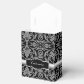 Personalisiertes Silber und schwarzer Damaskus - Z Geschenkschachtel (Geöffnet)