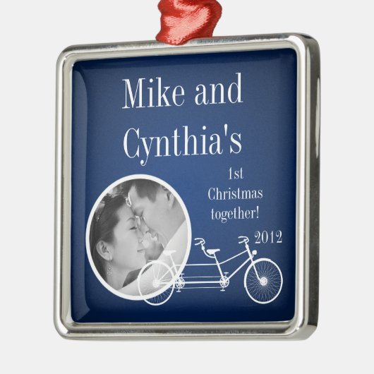 Personalisiertes Silbernes Ornament (Links)