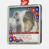 Personalisiertes Silbernes Ornament (Links)