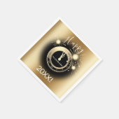 Personalisiertes Silvesterbuch Napkins Serviette (Ecke)