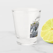 Personalisiertes Sioux Falls Shot Glass Schnapsglas (Links)
