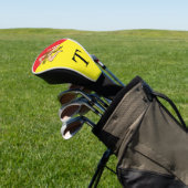 Personalisiertes Sizilien Trinacria Monogramm Golf Headcover (In SItu)