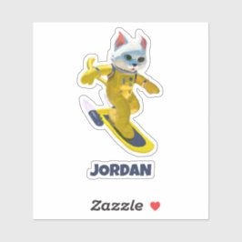 Personalisiertes Skateboard Aufkleber