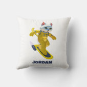 Personalisiertes Skateboard-Magnet Kissen (Rückseite)