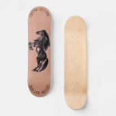Personalisiertes Skateboard mit Pferd (Vorderseite)