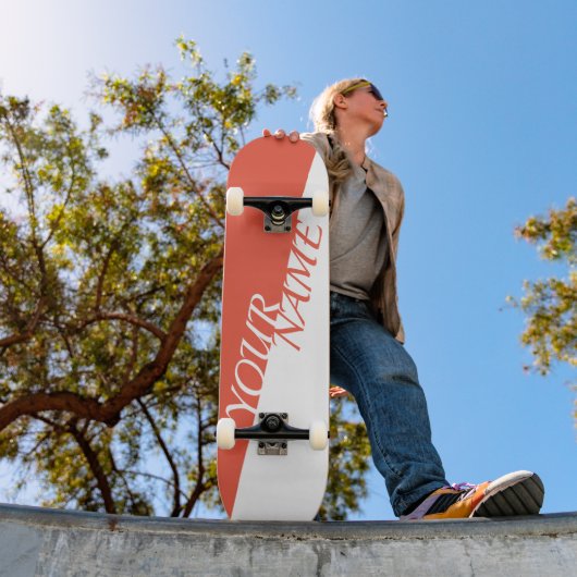 Personalisiertes Skateboard - Name hinzufügen (Außen 1)