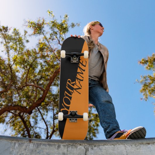 Personalisiertes Skateboard - Name hinzufügen (Außen 1)