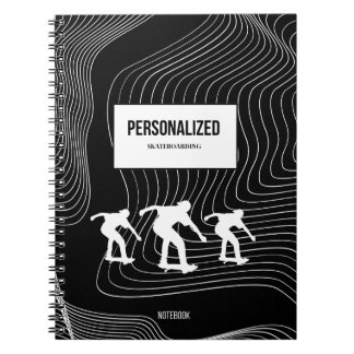 Personalisiertes Skateboard-Notebook Notizblock
