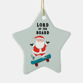 Personalisiertes Skateboarder Keepake Keramik Ornament (Rechts)