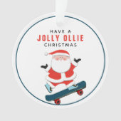 Personalisiertes Skateboarder Keepake Ornament (Vorderseite)