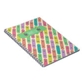 Personalisiertes Skateboardmuster Notizblock (Rechte Seite)