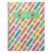 Personalisiertes Skateboardmuster Notizblock (Vorderseite)