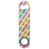 Personalisiertes Skateboardmuster Speed Flaschenöffner (Rückseite)