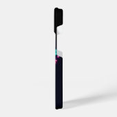 Personalisiertes Skelett Weihnachtslichter Telefon iPhone Hülle (Linke Seite)