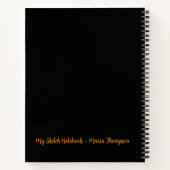 Personalisiertes Sketch Travel Notebook Journal-Ta Notizblock (Rückseite)
