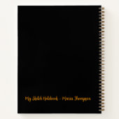 Personalisiertes Sketch Travel Notebook Journal-Ta Notizblock (Rückseite)