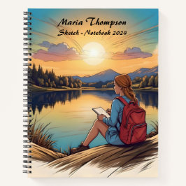 Personalisiertes Sketch Travel Notebook Journal-Ta Notizblock