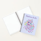 Personalisiertes Sketch Unicorn SpiralNotebook Notizblock (Innenseite)