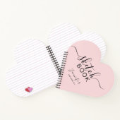 Personalisiertes Sketchbook - Ihr Name in Rosa Notizblock (Innenseite)