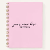 Personalisiertes Sketchbook Journal Notizblock (Vorderseite)