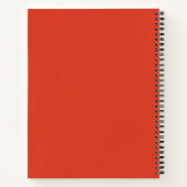 Personalisiertes Sketchbook Notizblock (Rückseite)