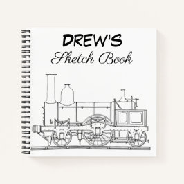 Personalisiertes Sketchbook SpiralNotebook Notizblock