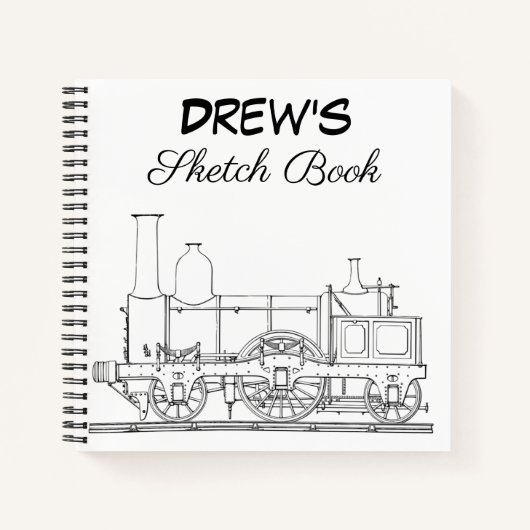 Personalisiertes Sketchbook SpiralNotebook Notizblock (Vorderseite)