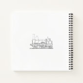 Personalisiertes Sketchbook SpiralNotebook Notizblock (Rückseite)