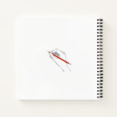 Personalisiertes Sketchbook SpiralNotebook Notizblock (Rückseite)