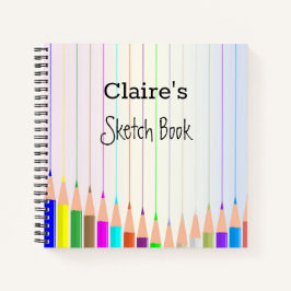 Personalisiertes Sketchbook SpiralNotebook Notizblock