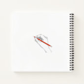 Personalisiertes Sketchbook SpiralNotebook Notizblock (Rückseite)