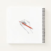 Personalisiertes Sketchbook SpiralNotebook Notizblock (Rückseite)