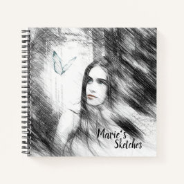 Personalisiertes Sketchbook SpiralNotebook Notizblock
