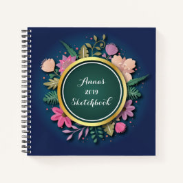 Personalisiertes Sketchbuch 2019 Notizblock