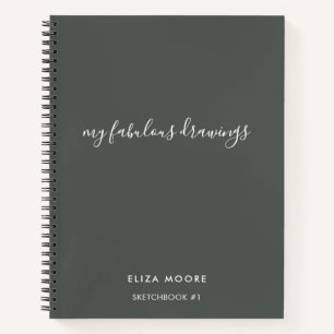 Personalisiertes Sketchbuch für moderne Medien - Notizblock