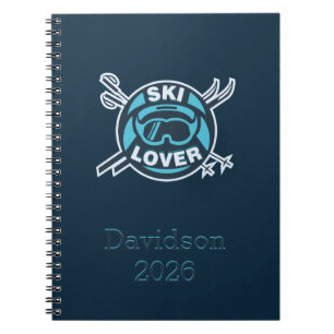 Personalisiertes Ski-Lover-Foto Notizblock